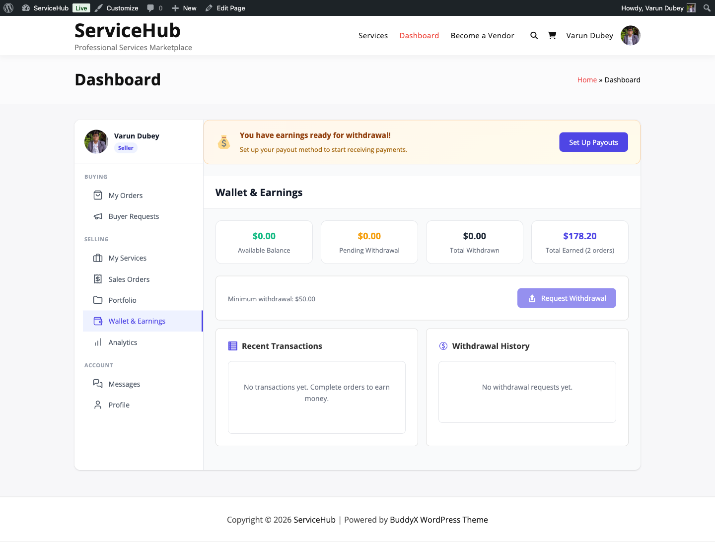 Withdrawal Request