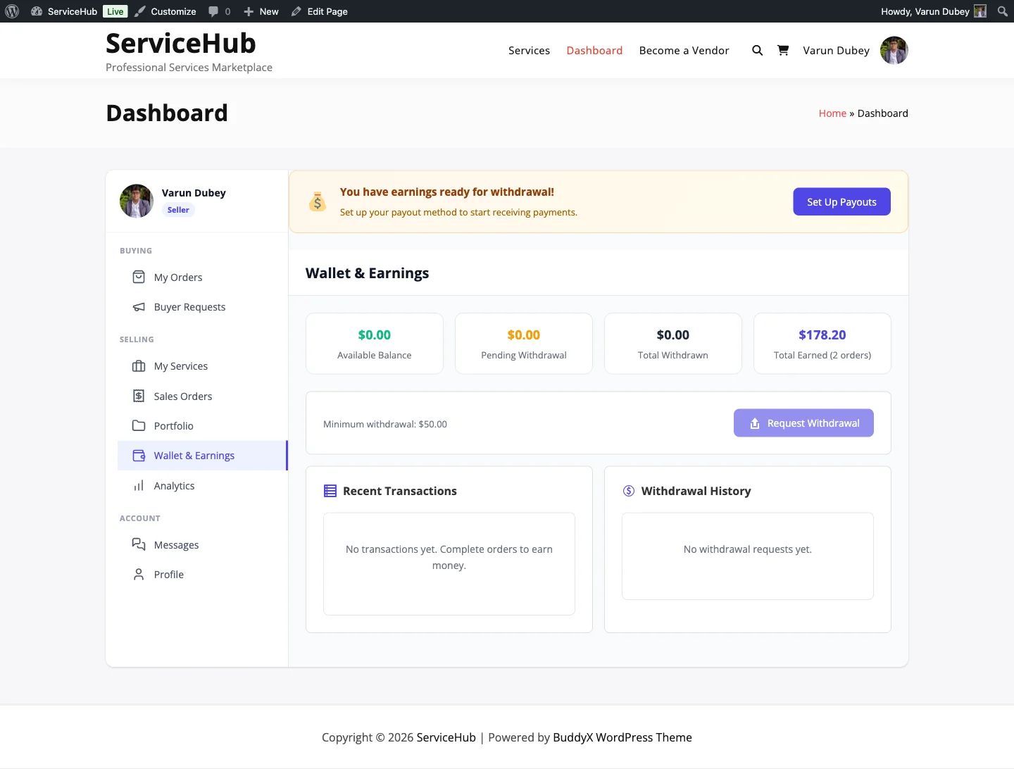 Withdrawal Request